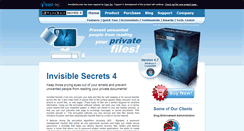 Desktop Screenshot of invisiblesecrets.com